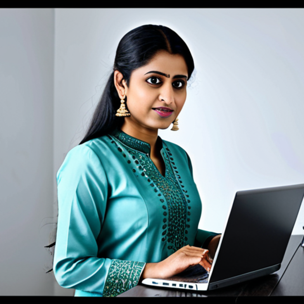 미디어 영향력 분석 - **Prompt 1:** A professional Bangladeshi woman in a modest, traditional salwar kameez, standing in a...